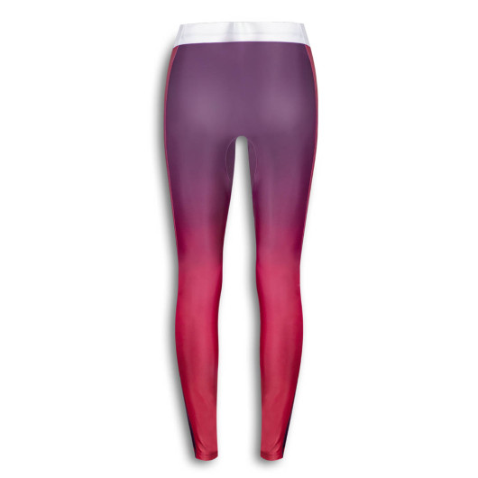 Sublimated Womens Sport Leggings Back